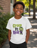 Creep It Real Zombie Youth Tee | Halloween Kids Shirt