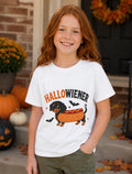 HalloWiener dachshund hot dog costume Tee | Halloween kids shirt