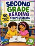 Second Grade Reading Comprehension Passages & Questions 52 Page Fiction and Nonfiction Printable Workbook