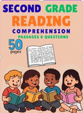 Second Grade Reading Comprehension Workbook | 50 Passages & Questions (Digital Download)