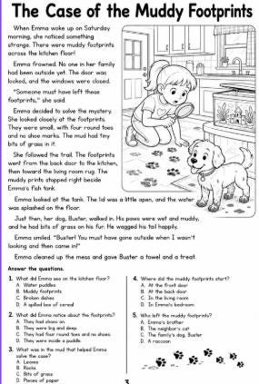 Second Grade Reading Comprehension Workbook | 50 Passages & Questions (Digital Download)