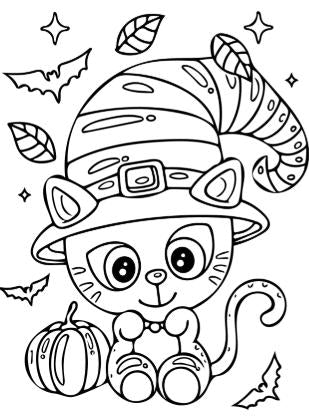 Halloween Coloring Book for Kids | 50 Fun & Spooky Coloring Pages